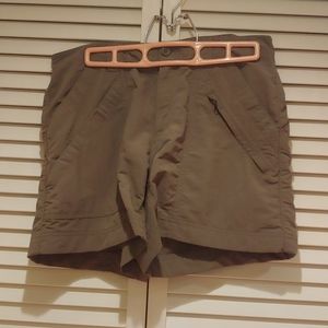 Army green cargo shorts